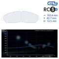 CL Brakes - Kit 4 pz. pastiglie freno (4092)