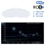 CL Brakes - Kit 4 pz. pastiglie freno (4092)