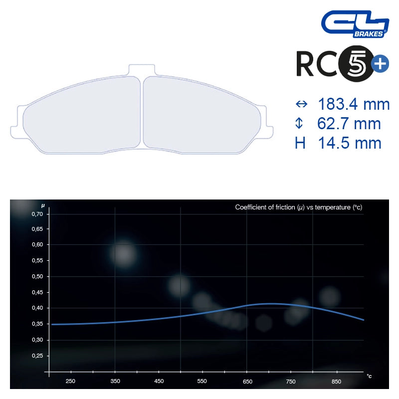 CL Brakes - Kit 4 pz. pastiglie freno (4092)