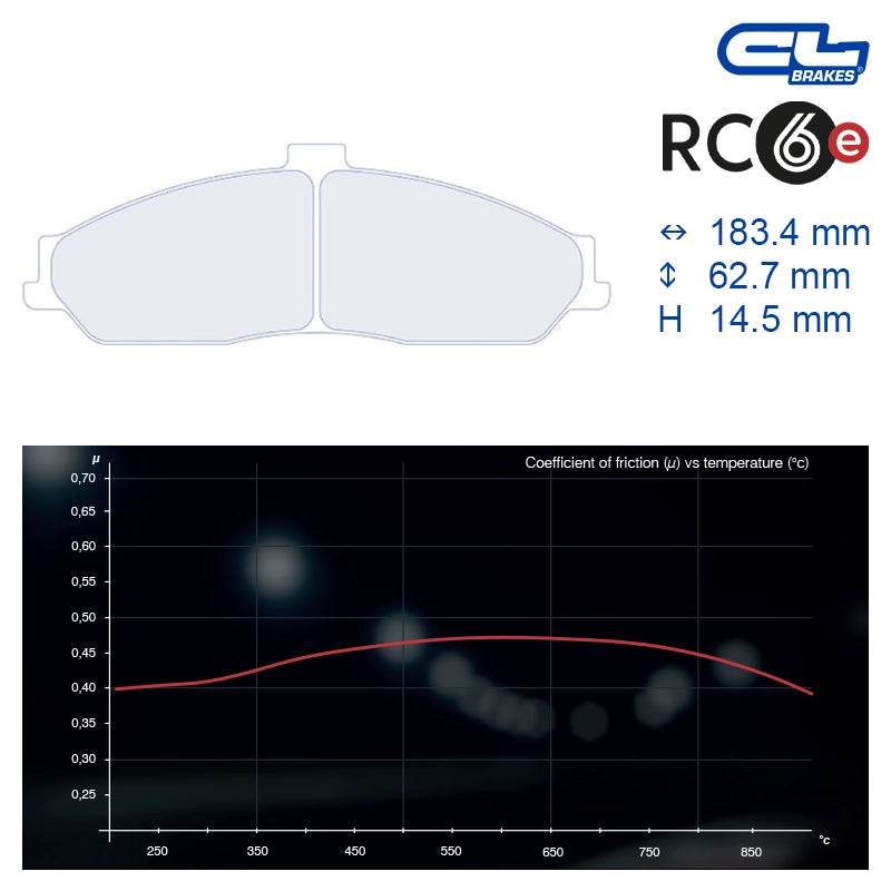 CL Brakes - Kit 4 pz. pastiglie freno (4092)