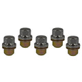 Evocorse - Fixing kit: 5 closed lug nuts with shank M16x1.50 (018)