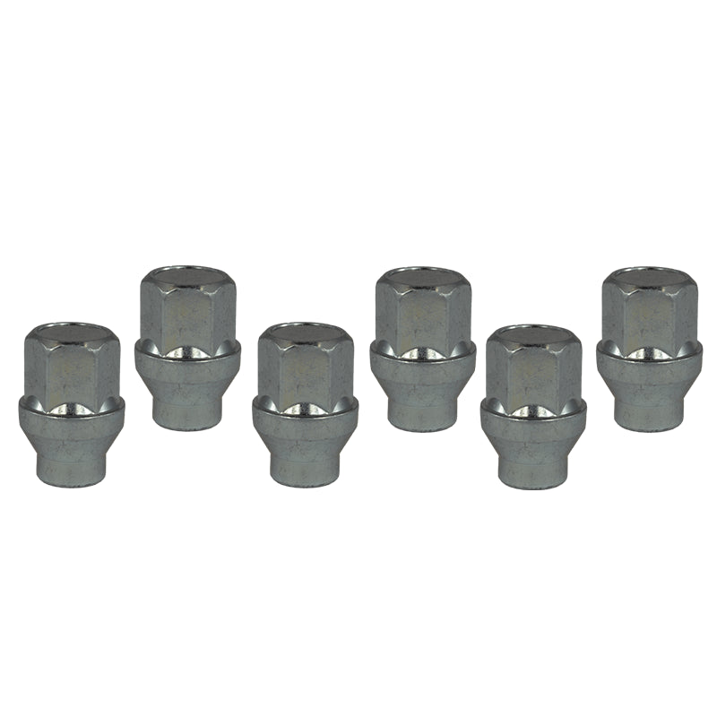 Evocorse - Fixing kit: 6 closed lug nuts with shank M12x1.25 (047)
