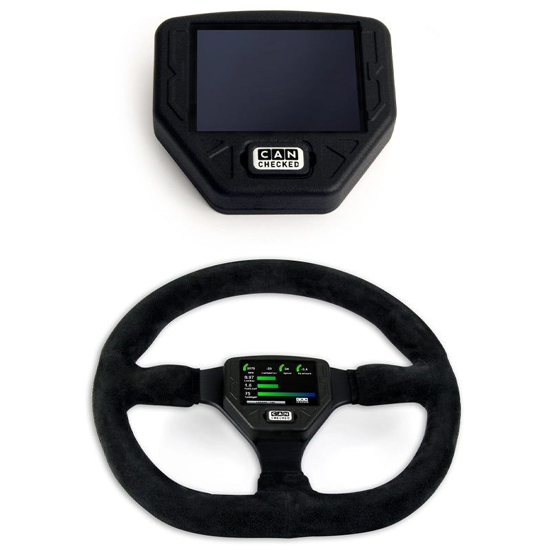 CANchecked - Display per volanti 3.2" touchscreen (CAN Bus)