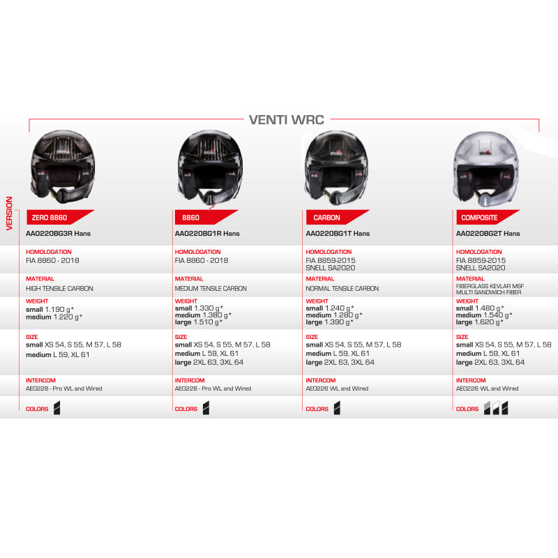 Stilo - Venti WRC Carbon Rally - FIA 8859-2015 - Ravasicorse