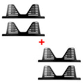 Pack: 2 x coppia angolari in acciaio universali - Spessore 3 mm / Interasse laterale 290 mm - Ravasicorse