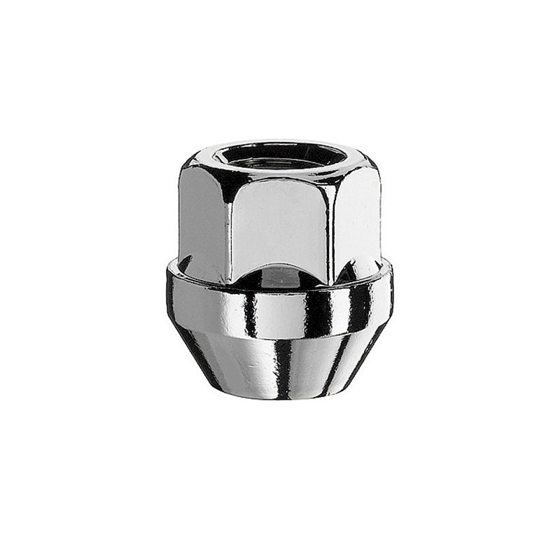 Dado aperto sede conica 60°, chiave SW19, 12 x 1.75 x 25 mm - Silver - Ravasicorse