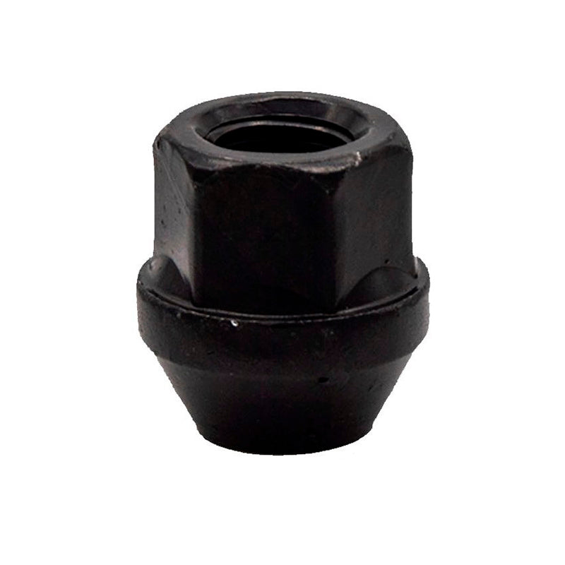 Dado aperto sede conica 60°, chiave SW19, 12 x 1.25 x 25 mm - Black - Ravasicorse