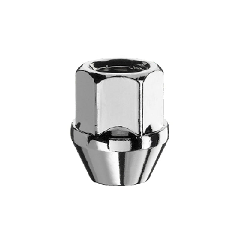 Dado aperto testa corta sede conica 60°, chiave SW17, 12 x 1.25 x 18.5 mm - Silver - Ravasicorse