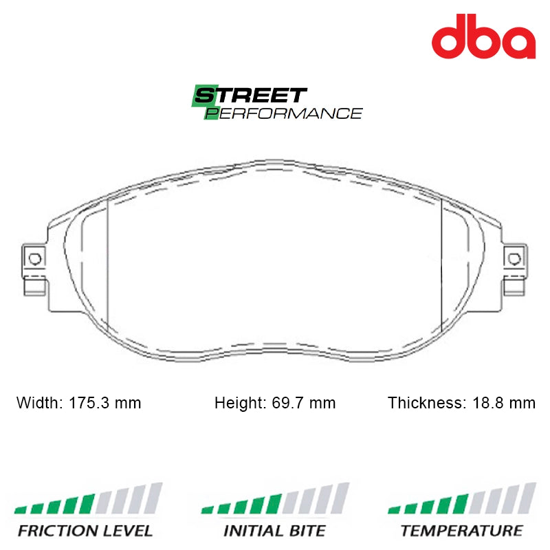 DBA Brake pads 8849SP