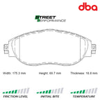 DBA Brake pads 8849SP