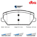DBA brake pads DB15012SS