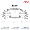 DBA brake pads DB15030SS