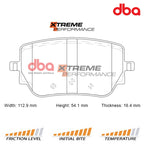 DBA brake pads DB15082XP