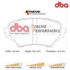 DBA pastiglie freno DB2063XP