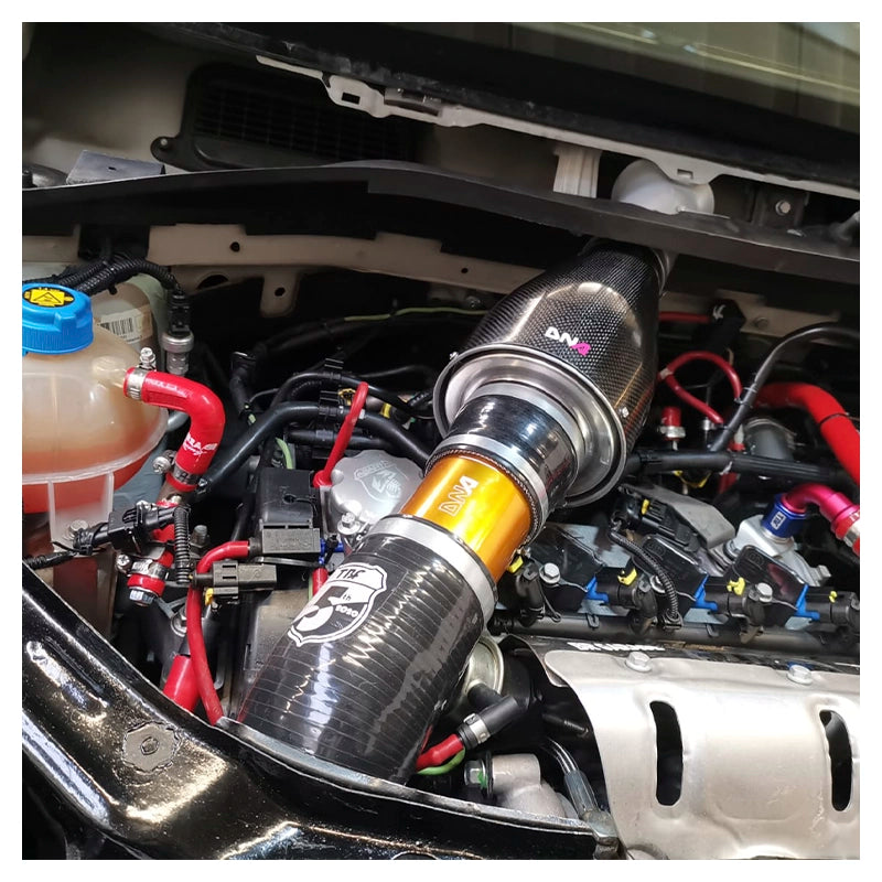 DNA Racing - Abarth 500 - Kit aspirazione "fredda" con effetto Venturi in carbonio