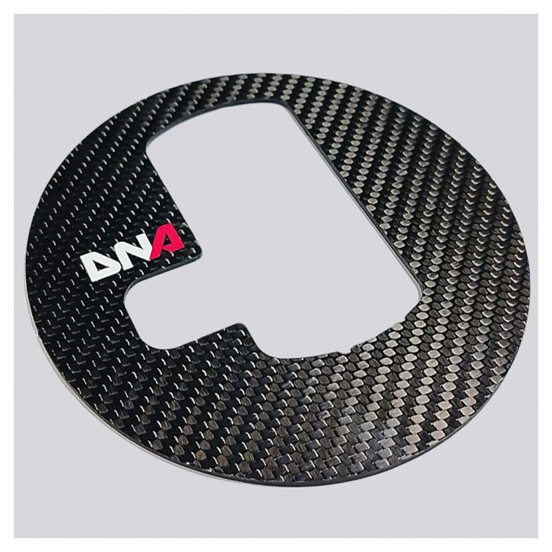 DNA Racing - Abarth 500 - Piastra di copertura in carbonio per console centrale
