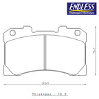 Endless - Pastiglie Freno Toyota Yaris GR (front) - Ravasicorse