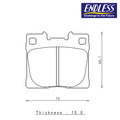 Endless - Pastiglie Freno Toyota Yaris GR (rear) - Ravasicorse