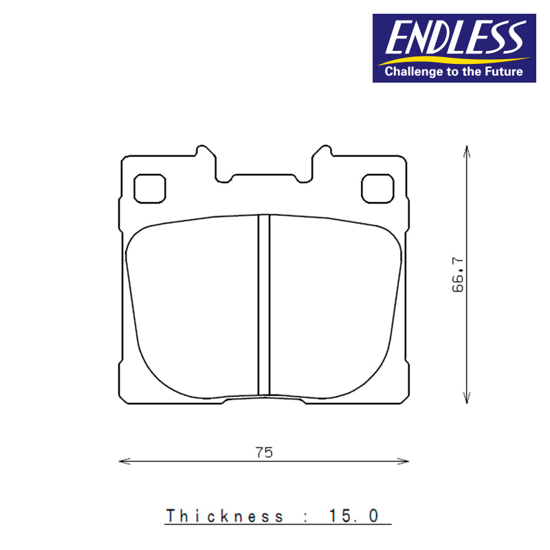 Endless - Pastiglie Freno Toyota Yaris GR (rear)