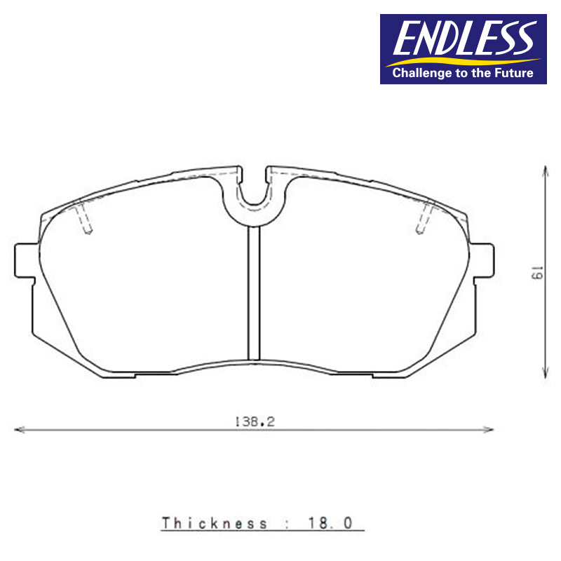 Endless - Pastiglie Freno Hyundai i20 N 1.6 Turbo 204 HP (2021-) - Front - Ravasicorse