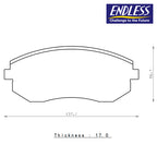 Endless - Pastiglie Freno Toyota GR86 (2021-) - Front - Ravasicorse