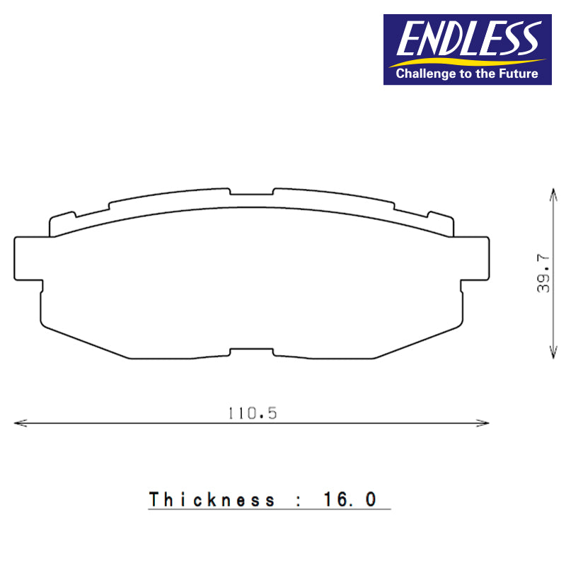 Endless - Pastiglie Freno Toyota GR86 (2021-) - Rear - Ravasicorse