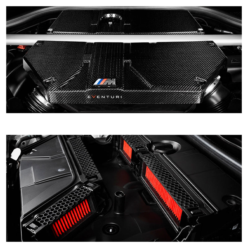 Eventuri - Kit aspirazione Carbon per BMW X3/X4 M incl. Competition 480-510 Hp (F9X) - Cambio automatico
