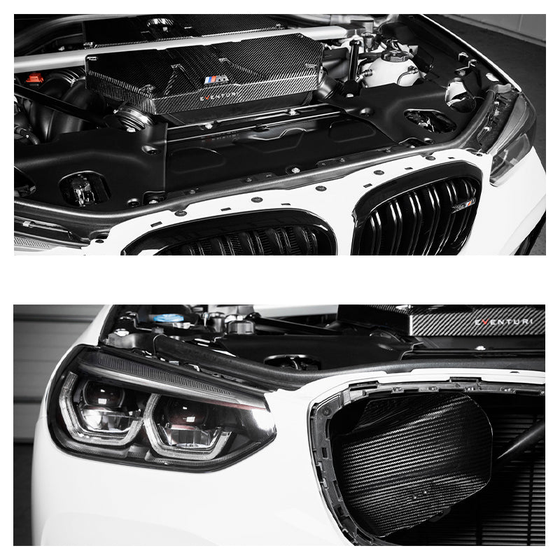 Eventuri - Kit aspirazione Carbon per BMW X3/X4 M incl. Competition 480-510 Hp (F9X) - Cambio automatico