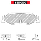 Ferodo - Kit pastiglie freno (FCP1563) - Ravasicorse