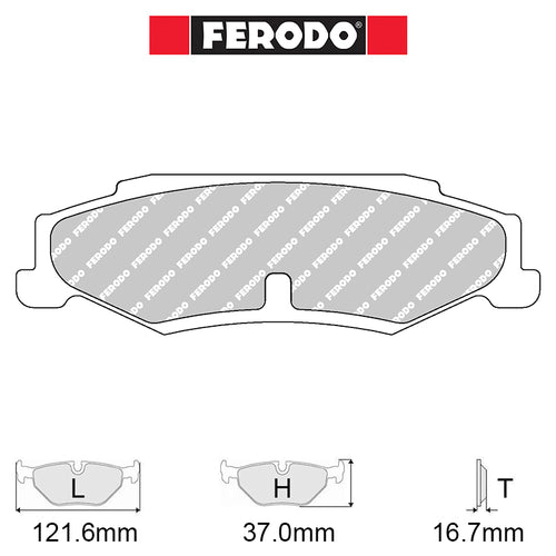 Ferodo - Kit pastiglie freno (FCP1563) - Ravasicorse