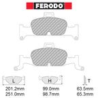 Ferodo - Kit pastiglie freno (FCP4616) - Ravasicorse