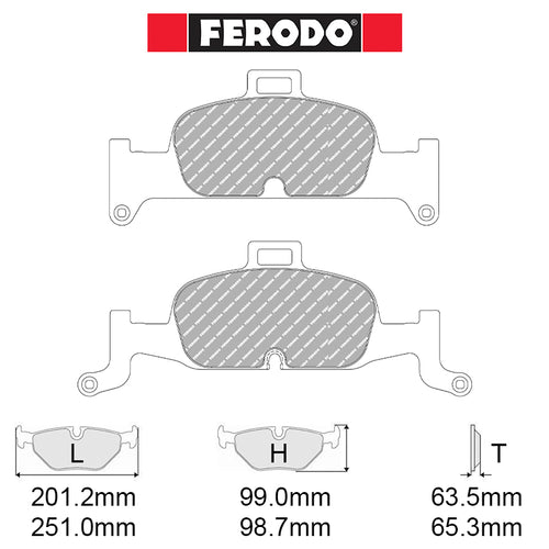 Ferodo - Kit pastiglie freno (FCP4616) - Ravasicorse