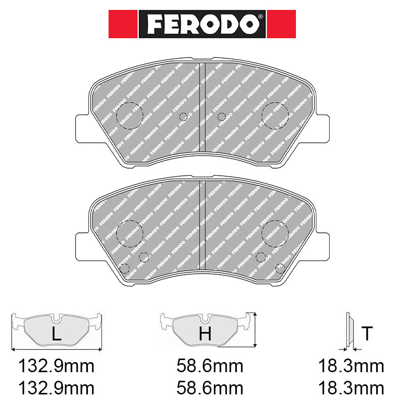 Ferodo - Kit pastiglie freno (FCP4623) - Ravasicorse