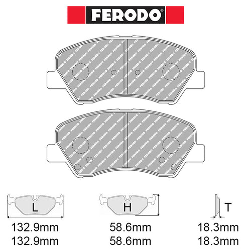 Ferodo - Kit pastiglie freno (FCP4623) - Ravasicorse