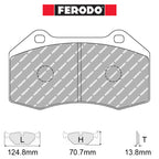 Ferodo - Kit pastiglie freno (FCP4821) - Mazda MX-5 Mk4 (ND) - Front - Ravasicorse