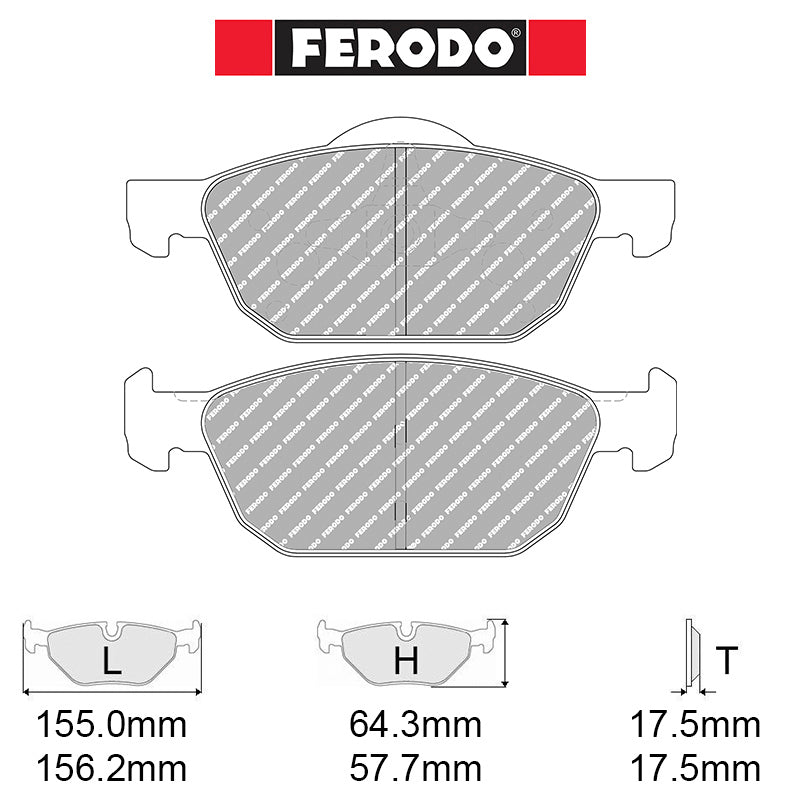 Ferodo - Kit pastiglie freno (FCP4868) - Ravasicorse
