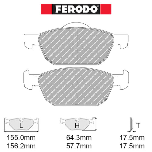 Ferodo - Kit pastiglie freno (FCP4868) - Ravasicorse
