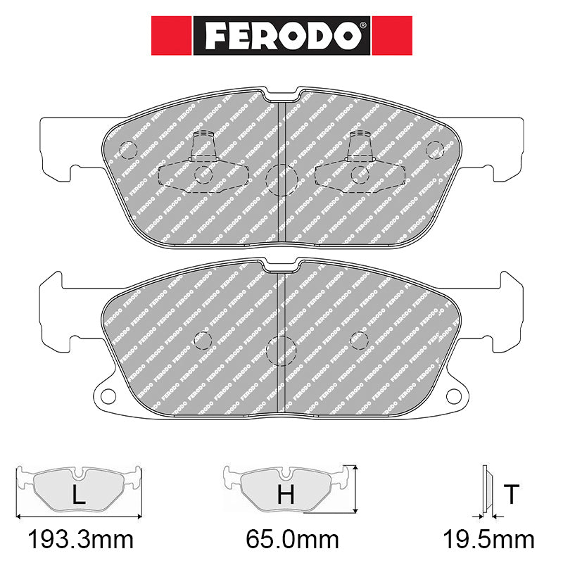 Ferodo - Kit pastiglie freno (FCP4930) - Ford Focus Mk4 ST 2.3 EcoBoost - Front - Ravasicorse