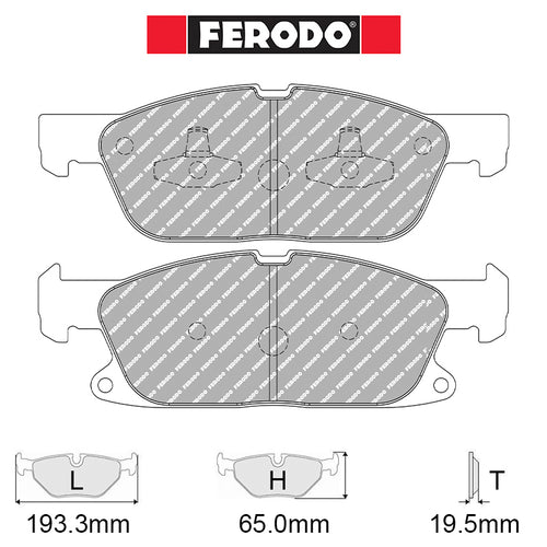 Ferodo - Kit pastiglie freno (FCP4930) - Ford Focus Mk4 ST 2.3 EcoBoost - Front - Ravasicorse
