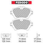 Ferodo - Kit pastiglie freno (FCP4945) - Ravasicorse