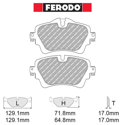 Ferodo - Kit pastiglie freno (FCP4945) - Ravasicorse