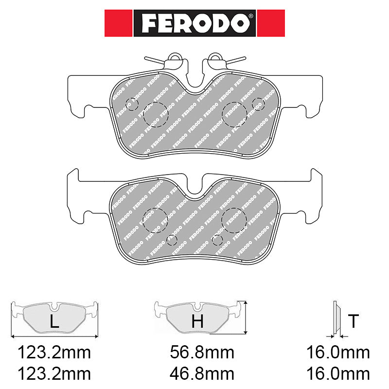 Ferodo - Kit pastiglie freno (FCP4954) - Ravasicorse