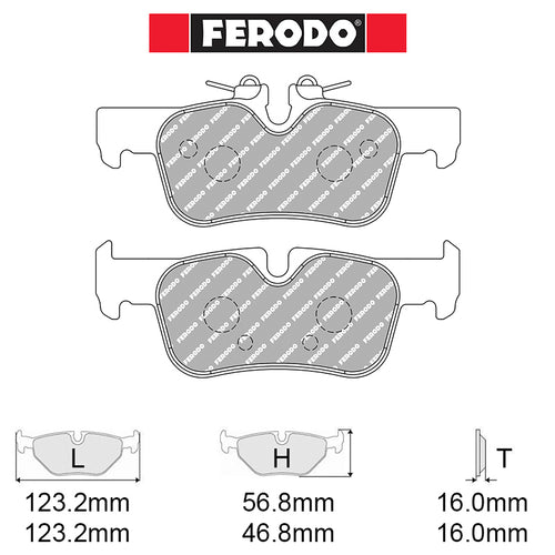 Ferodo - Kit pastiglie freno (FCP4954) - Ravasicorse
