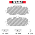 Ferodo - Kit pastiglie freno (FCP4967) - Cupra Formentor (KM7) 2.5 VZ5 4Drive (287 kw) - Front - Ravasicorse