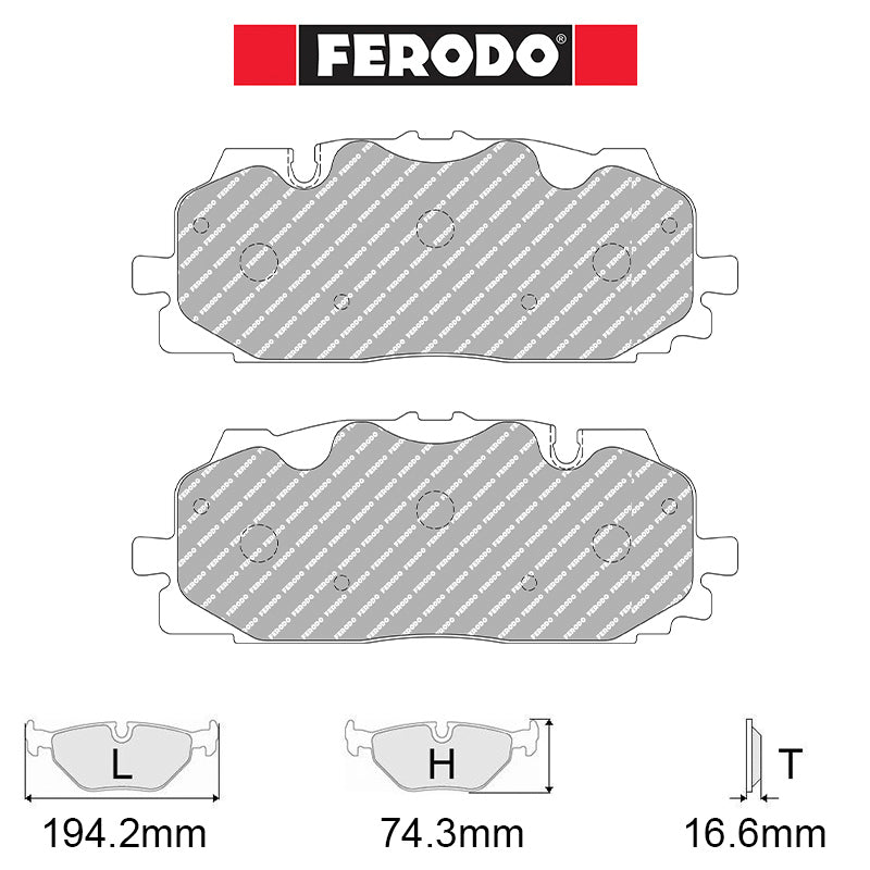 Ferodo - Kit pastiglie freno (FCP4967) - Cupra Formentor (KM7) 2.5 VZ5 4Drive (287 kw) - Front - Ravasicorse