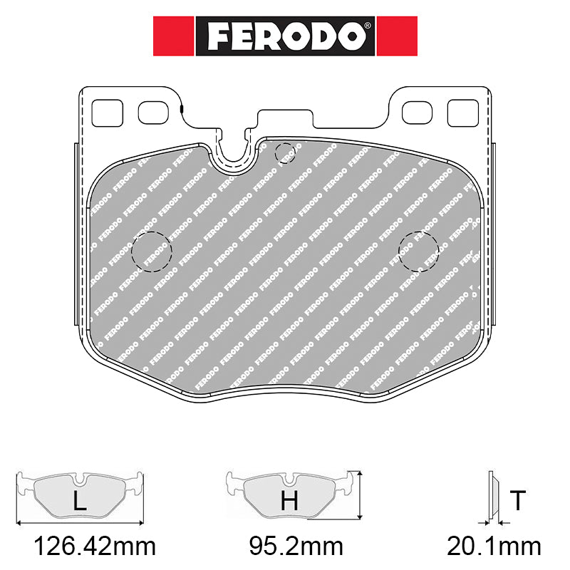 Ferodo - Kit pastiglie freno (FCP5055) - Toyota Supra GR - Front - Ravasicorse