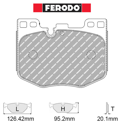 Ferodo - Kit pastiglie freno (FCP5055) - Toyota Supra GR - Front - Ravasicorse