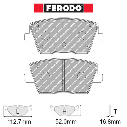 Ferodo - Kit pastiglie freno (FCP5100) - Hyundai i30 N PD/PDE - Rear - Ravasicorse
