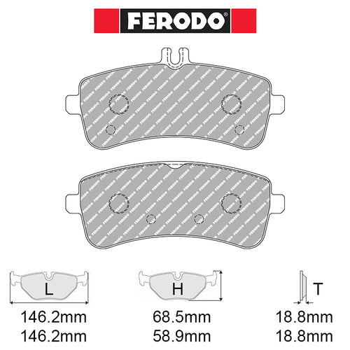Ferodo - Kit pastiglie freno (FCP5108) - Ravasicorse