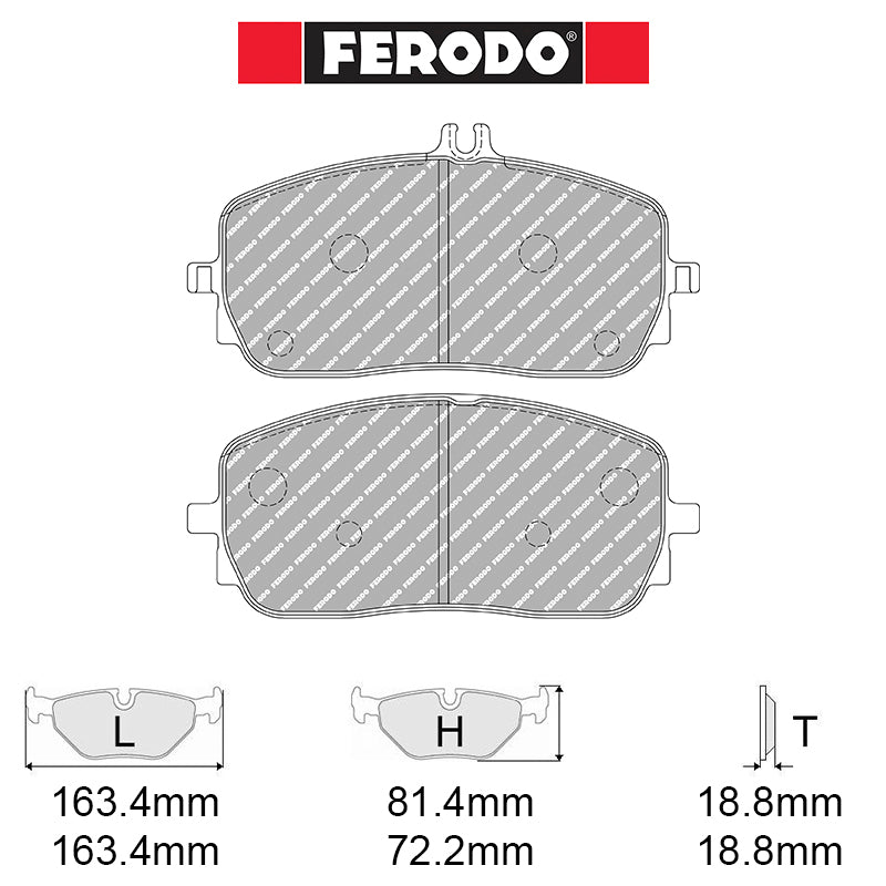 Ferodo - Kit pastiglie freno (FCP5179) - Ravasicorse